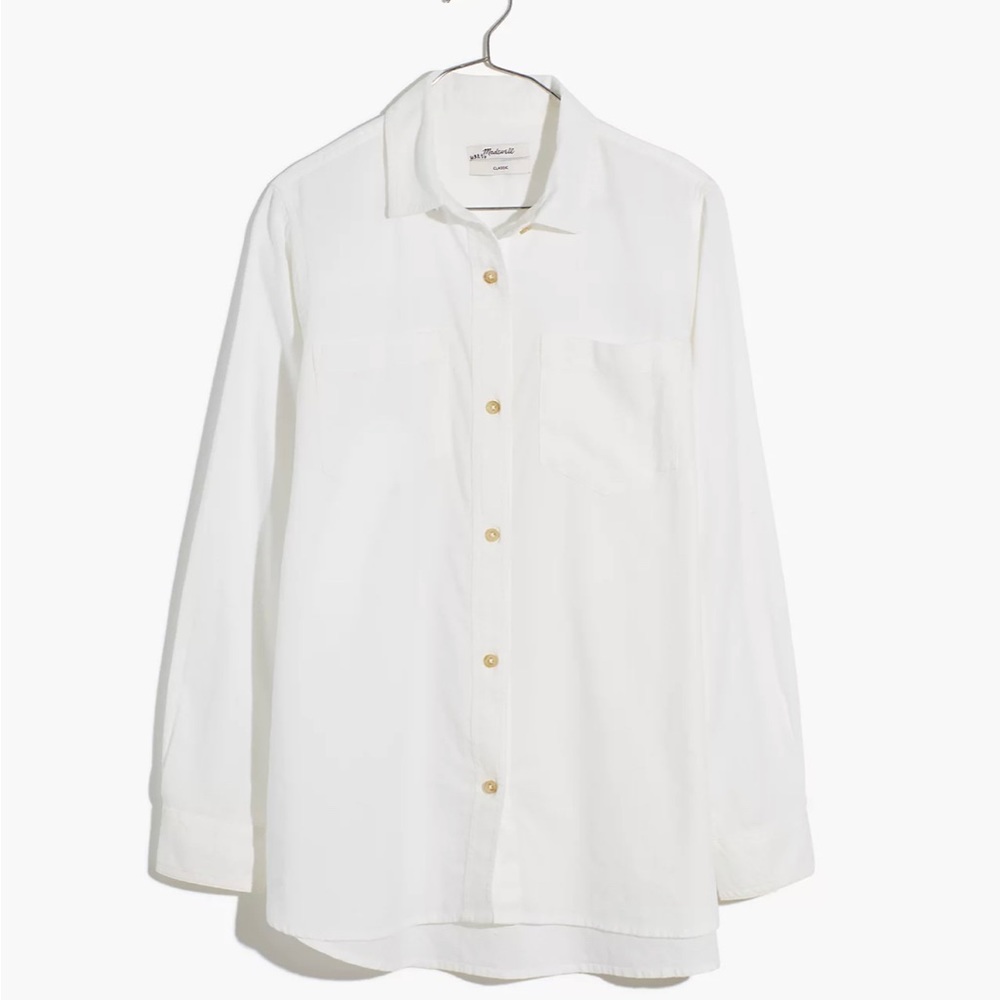 NWT Madewell XS Classic Ex-Boyfriend Shirt